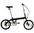 Велосипед 20" F020D складной STEEL, DISC, черный/коричневый