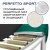 Батут с защитной сеткой "PERFETTO SPORT PREMIUM MOVING 14" диаметр 4,30 м зеленый